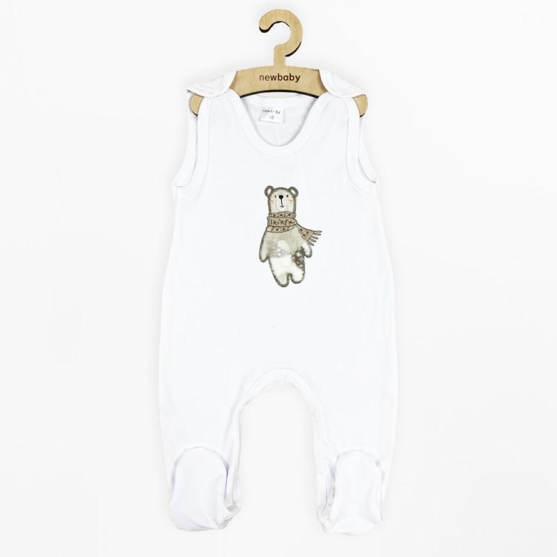 Dojčenské bavlnené dupačky New Baby Polar Bear 62 (3-6m)