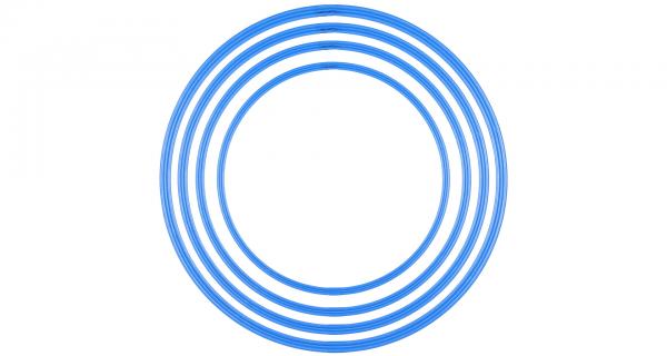 Merco HP kruh prekážkový modrá 60cm