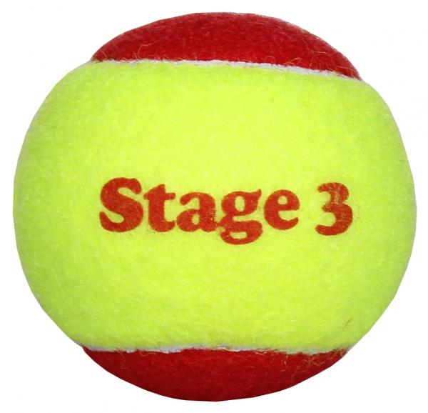 Merco Stage 3 Red detské tenisové loptičky, mäkké, zväčšené