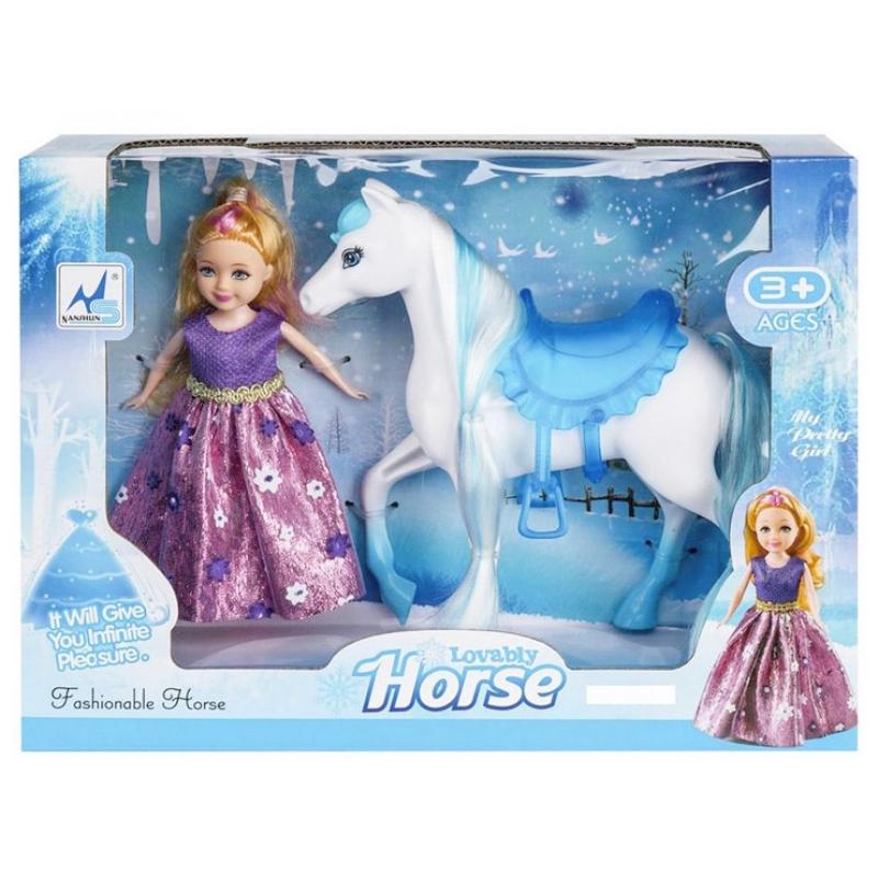 Ľadová Princezná  s koňom