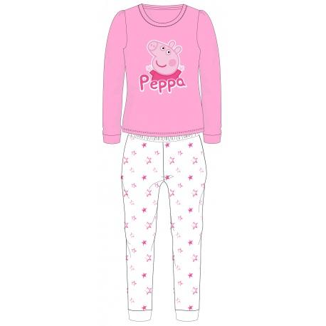 E plus M Dievčenské flísové pyžamo PEPPA PIG Coral - 7 rokov  (122cm)