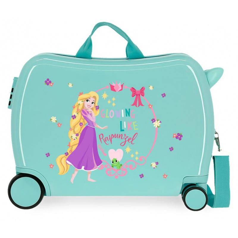 JOUMMA BAGS Detský cestovný kufor na kolieskach / odrážadlo PRINCESS Rapunzel, 34L,4489823