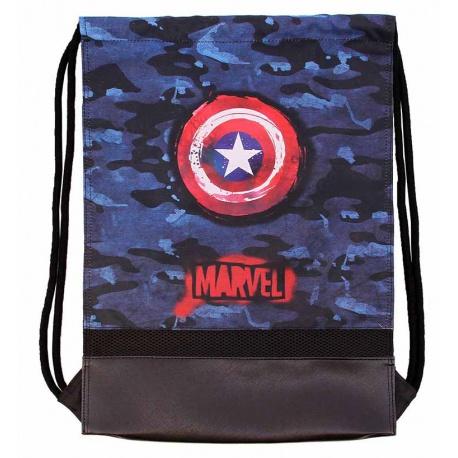 KARACTERMANIA Luxusné vrecúško / taška na chrbát AVENGERS Captain America,  01016