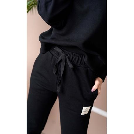Dámske teplákové nohavice Lou - Color : Black - XS (extra small)
