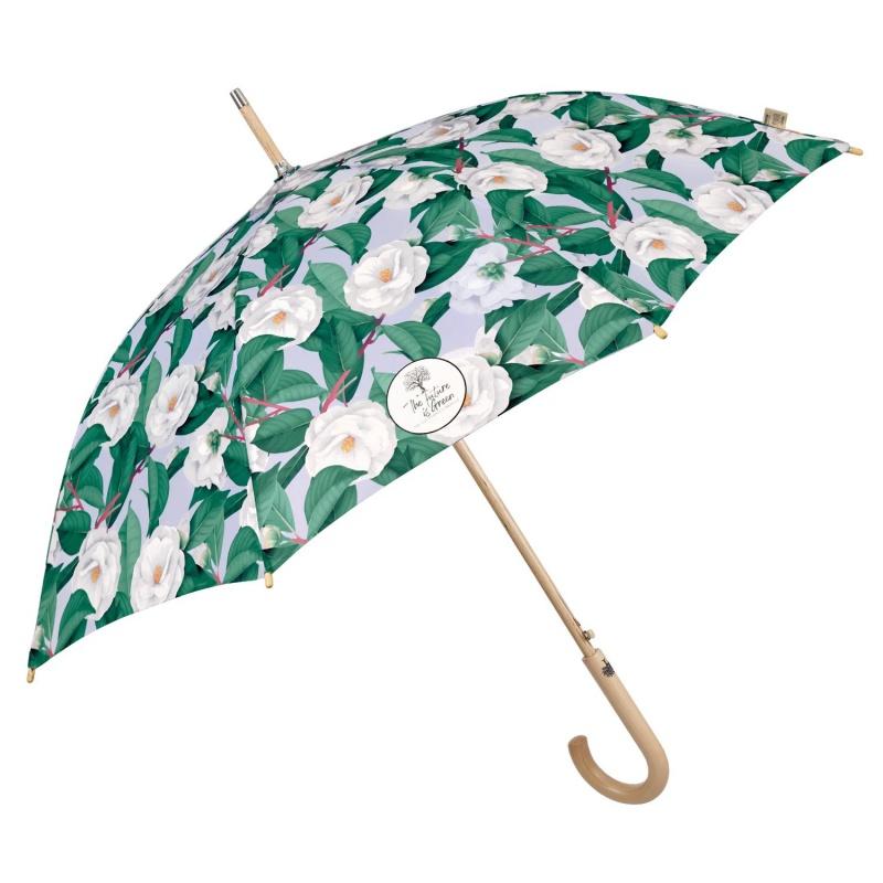 Dámsky automatický dáždnik Green Camelie, 19148