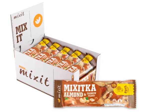 Mixit Orieškové Mixitky - Mandle + Kešu (20 ks) 800 g