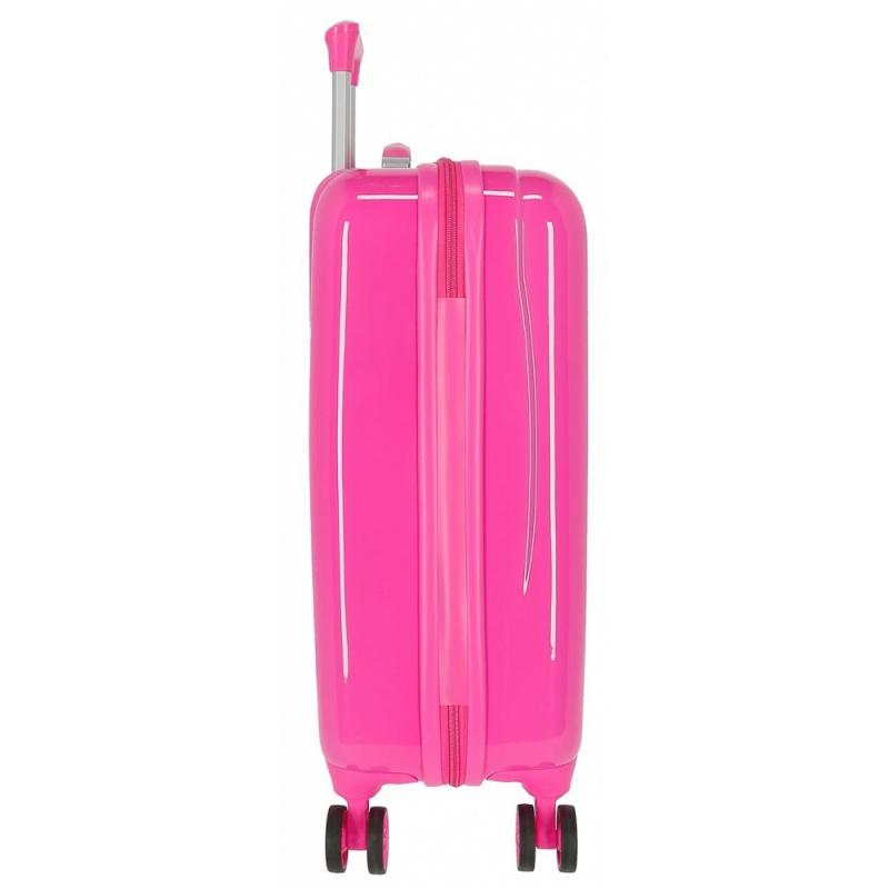 Luxusný detský ABS cestovný kufor PAW PATROL Pink, 55x38x20cm, 34L, 2191723