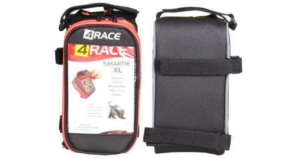 4RACE Smartie XL taška na rám 12,3x9,2 cm lososová