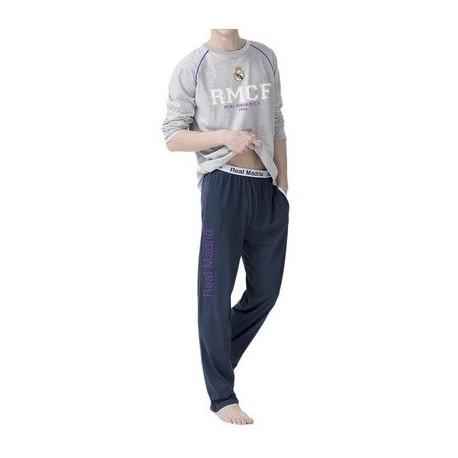 MADNESS Bavlnené pyžamo / domáci úbor REAL MADRID Grey (RM03119KID) - 6 rokov (116cm)