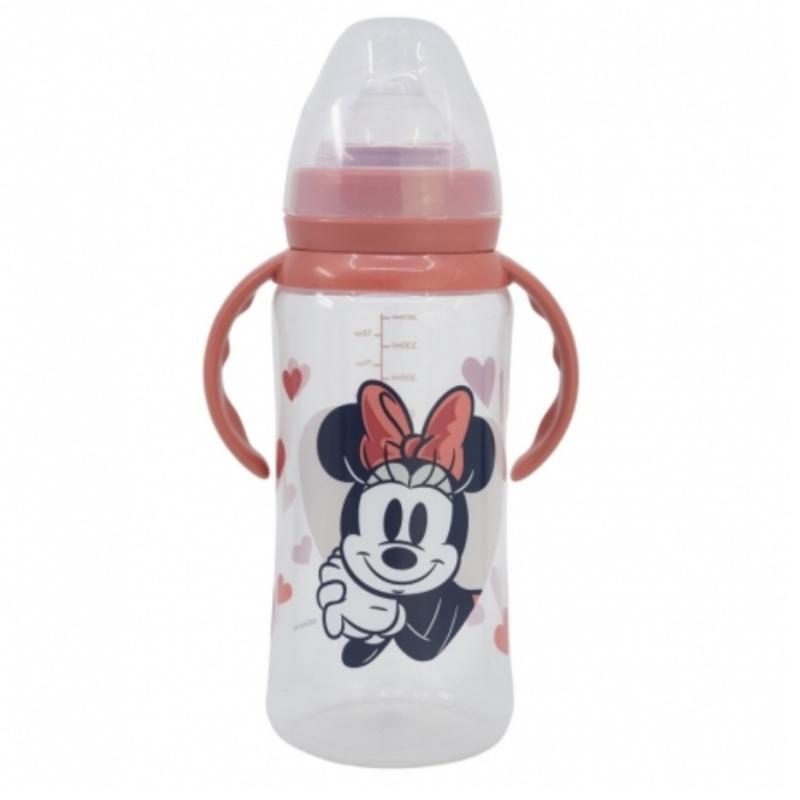 Dojčenská fľaša s rúčkami Minnie Mouse, 360ml, 10+, 10704