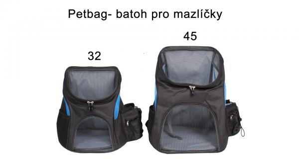 Merco Petbag 32 batoh pre miláčikov čierna