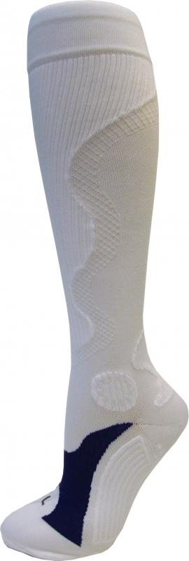 Rulyt Kompresné športové ponožky WAVE, biele, veľ. 45+