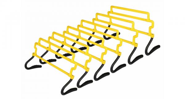 Merco Hurdle Set sada nastaviteľných prekážok žltá