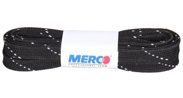 Merco PHW-12 šnúrky do korčúľ, voskované čierna, 270cm