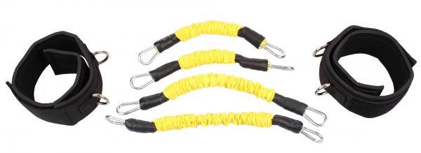 Merco Leg Trainer Set odporové gumy sada žltá