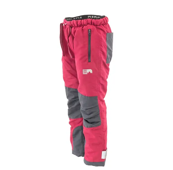 Dievčenské športové nohavice s bavlnenou podšívkou, Pidilidi, PD1137-16, bordová