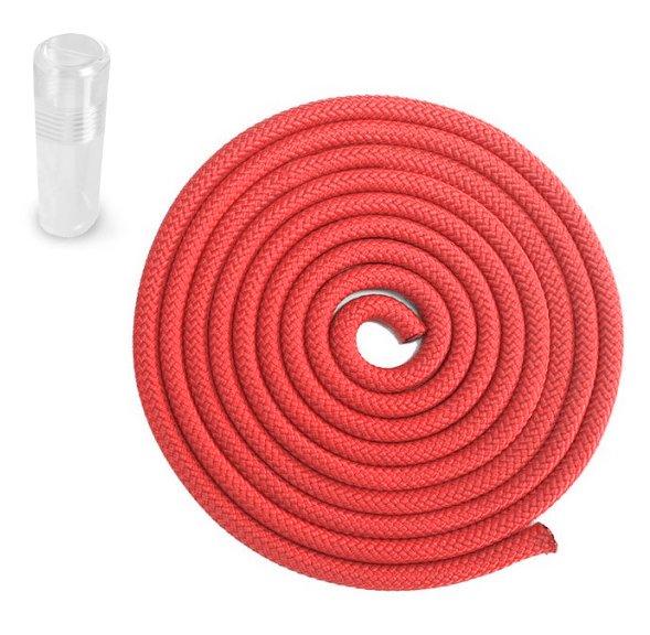 Gymnastické švihadlo Sedco 3m - PVC Tuba červená