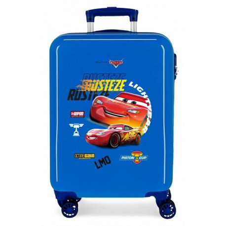 JOUMMA BAGS Luxusný ABS cestovný kufor DISNEY CARS Rusteeze Blue, 55x38x20cm, 34L, 2391722