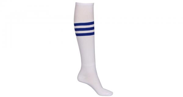 Merco united futbalové štucne s ponožkou biela., veľ. junior