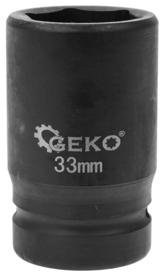 Hlavica nástrčná 6HRAN 1" 33 mm, úderová, GEKO