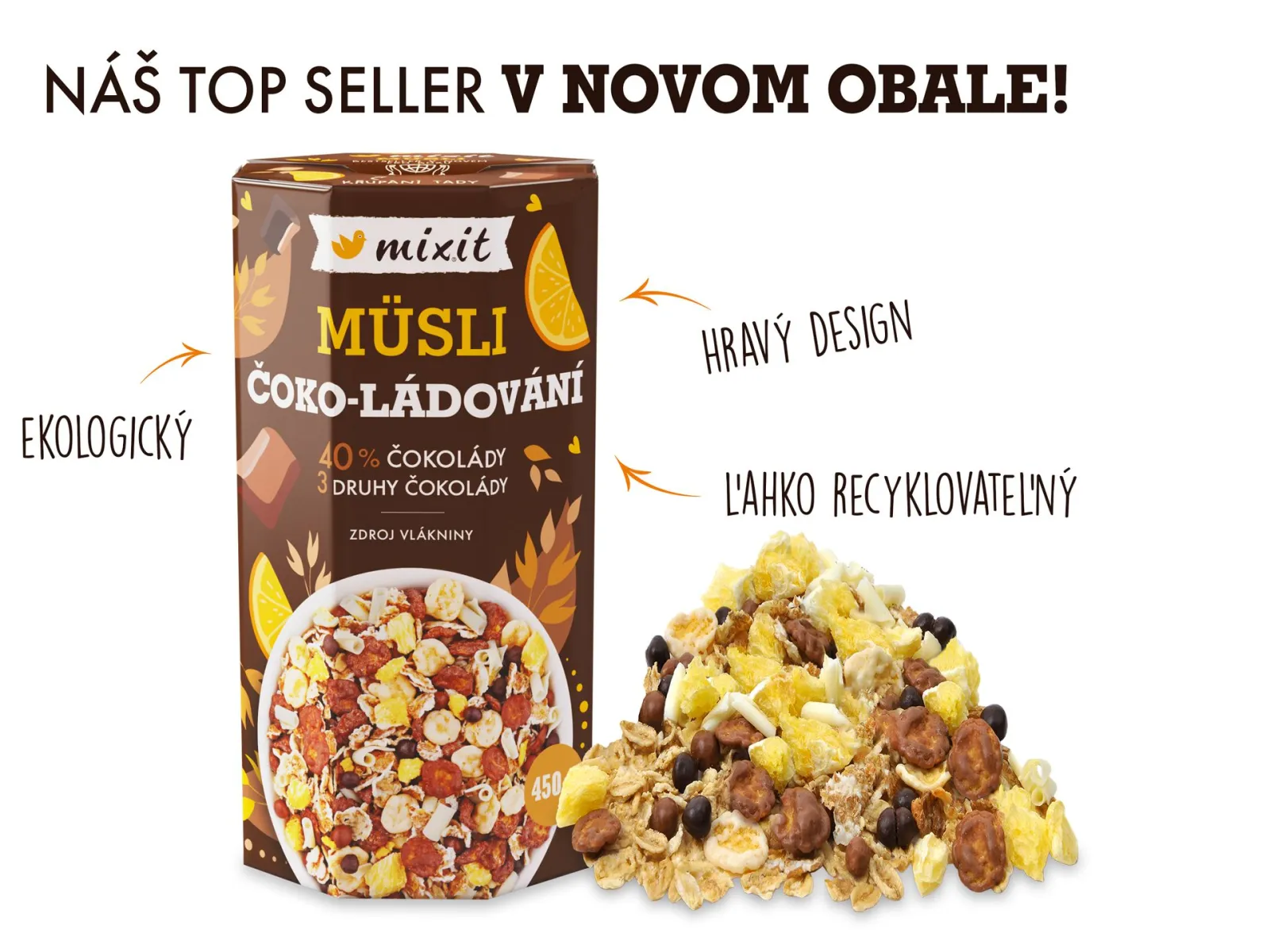 Obrázok MIXIT Čoko-ládovanie 450g