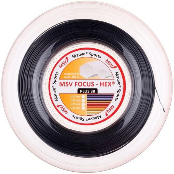 Focus HEX Plus 38 tenisový výplet 200 m čierna