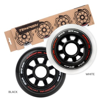 RADICAL 84x24 84/85A sada koliesok (4 ks) black
