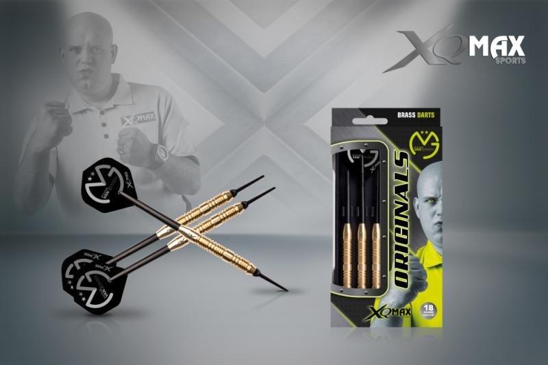 Obrázok Šipky XQ MAX Steel Michael van Gerwen - Original Brass - 23g