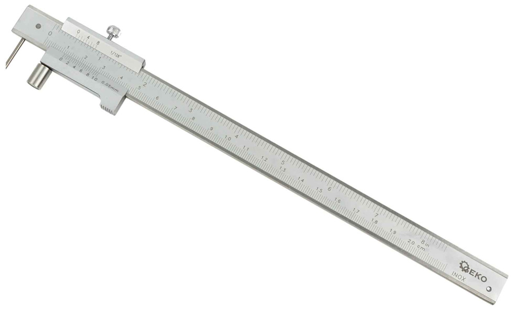 Posuvné meradlo s hrotom 200 mm 0,05 mm, GEKO