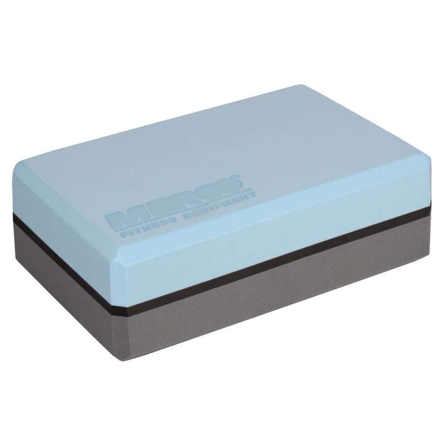 Yoga Block Duo kocka na jógu modrá-sivá