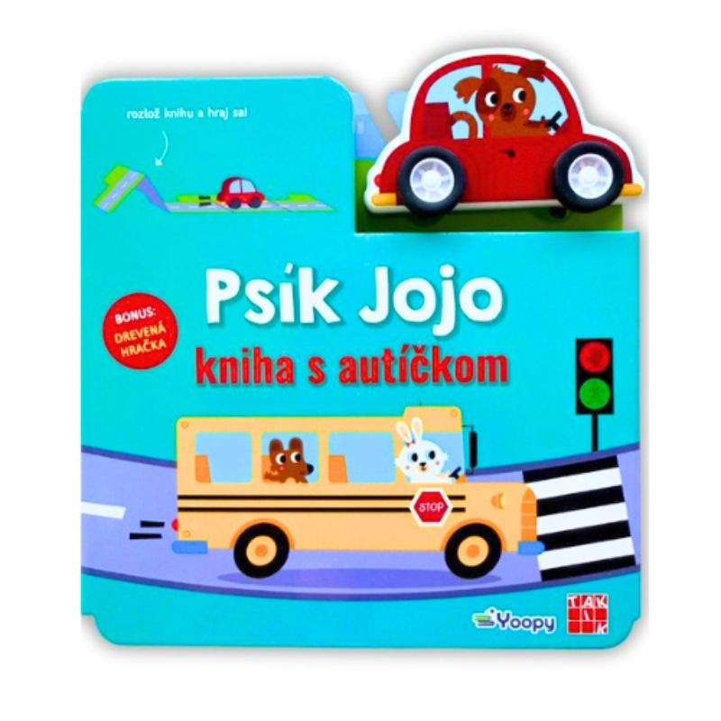 Psík Jojo - kniha s autíčkom