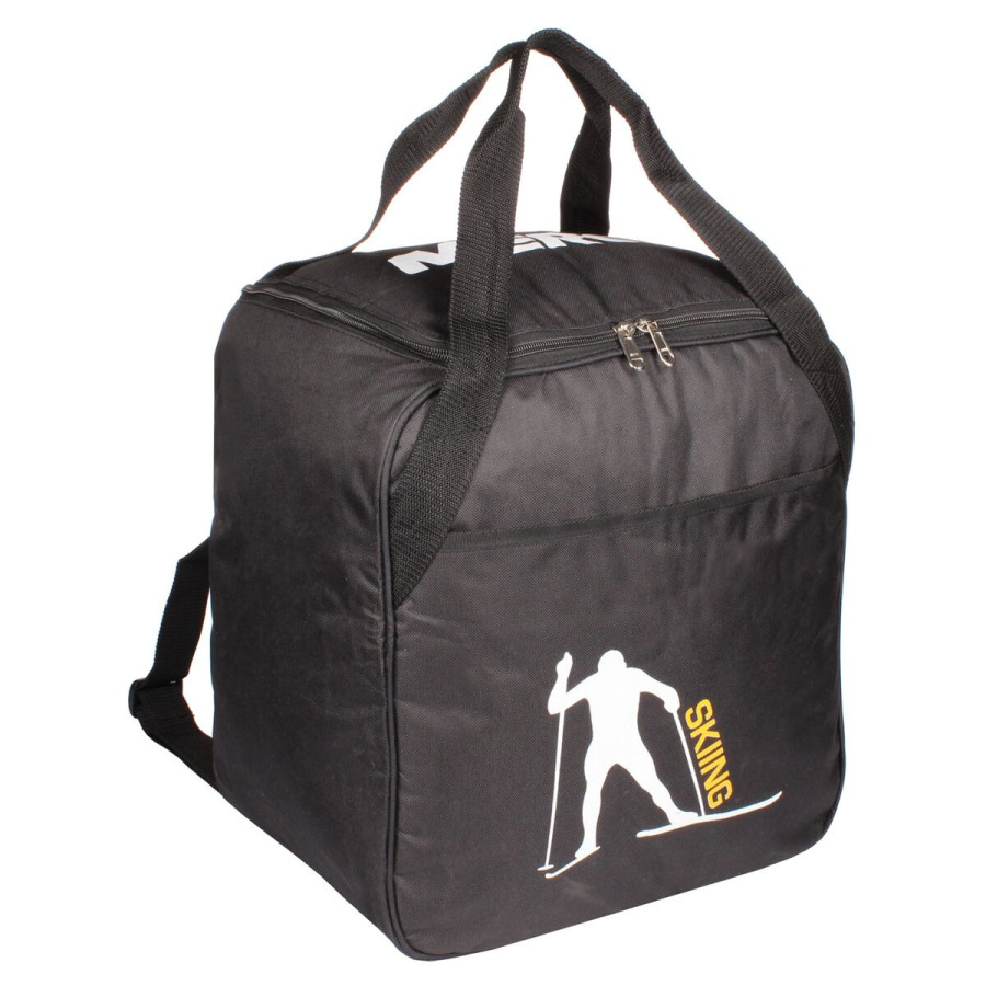 Ski Rucksack taška na helmu a lyžiarky čierna