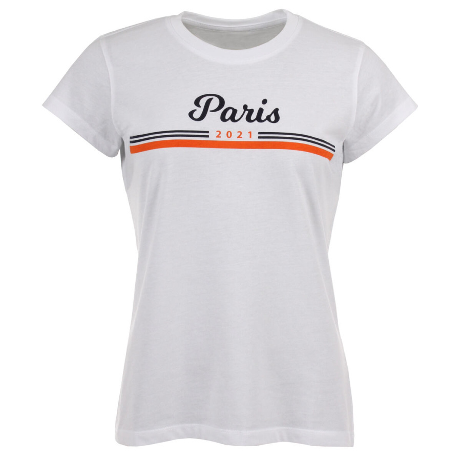Paris 2021 Tech Tee dámske tričko biela