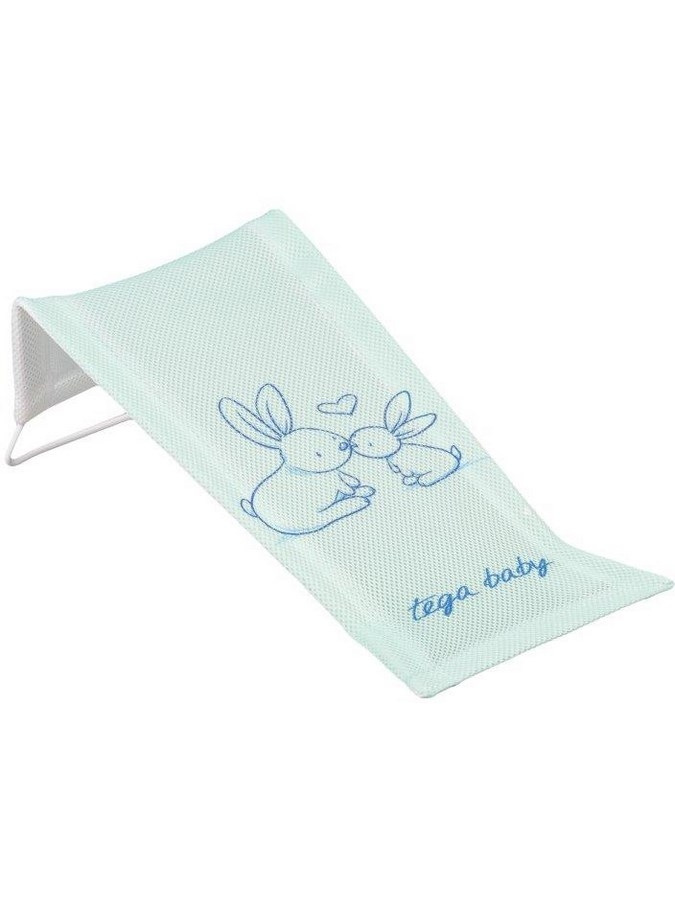 Látkové lehátko na kúpanie Králičky zelené