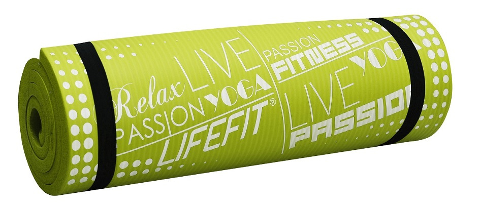 YOGA MAT EXKL+,180x58x1,5,zelena