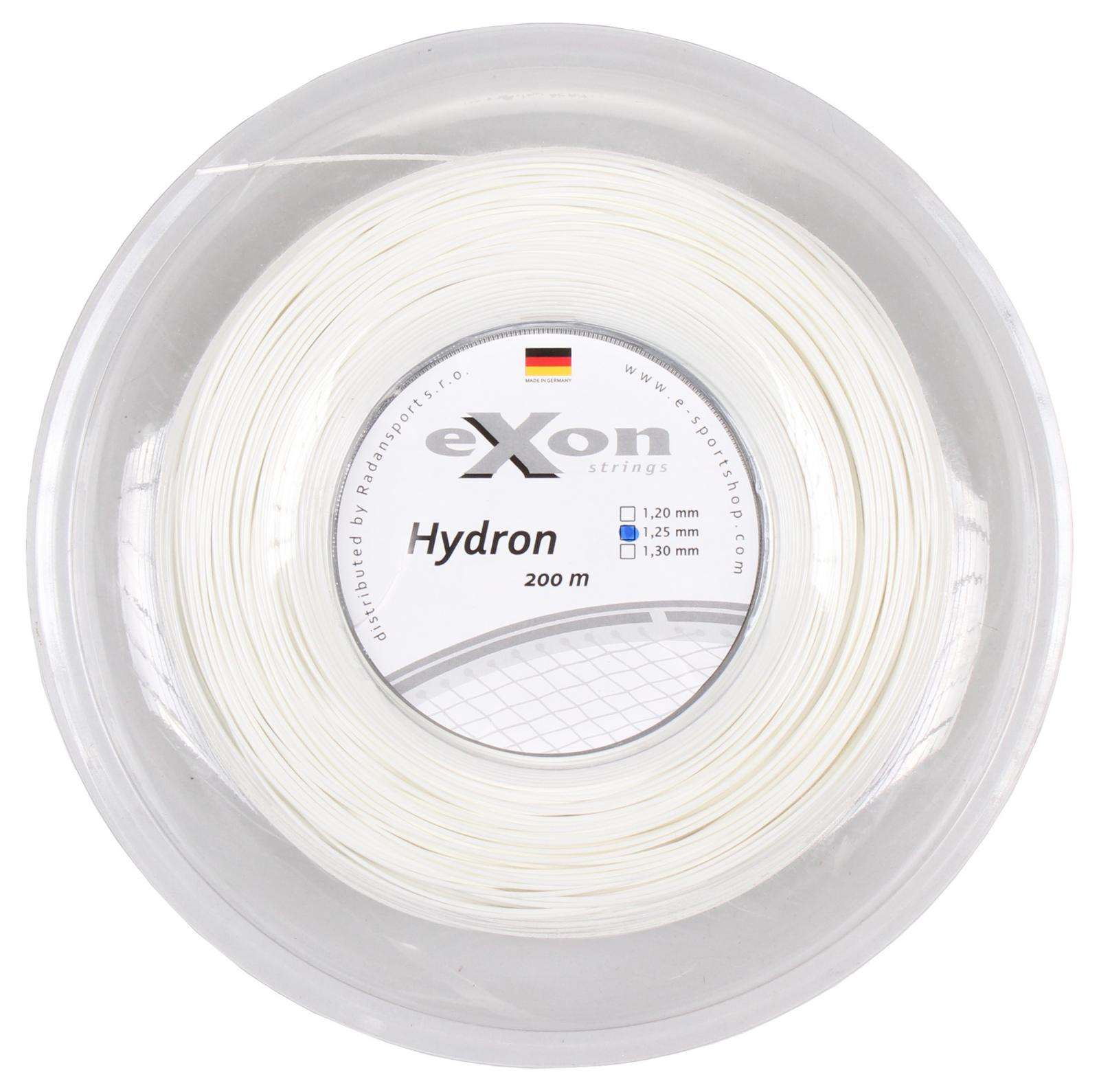 Obrázok EXON -  Exon Hydron tenisový výplet 200 m, 1,30mm, biela