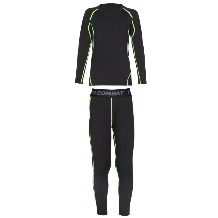 Kid Warm detská termo bielizeň zelená