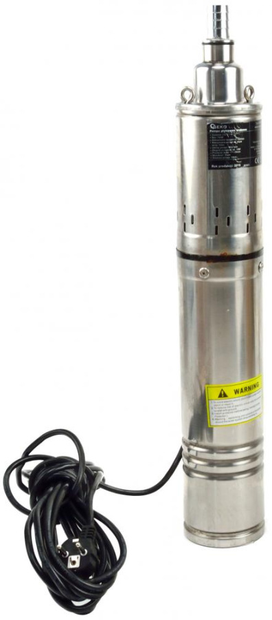 Čerpadlo na vodu ponorné 230V/50Hz, 55l/min, výtlak 100 m, 750W, priemer 9,5 cm, GEKO
