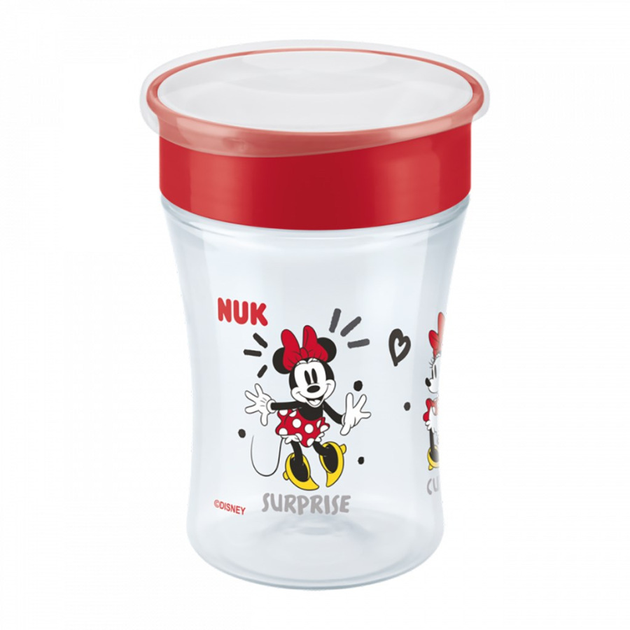 Detský hrnček Magic NUK Cup Minnie (8+ m.) 360 ° 230 ml
