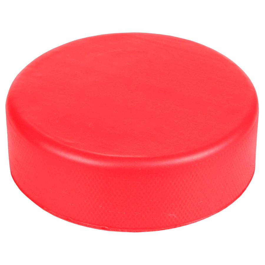Foam Puck mäkký hokejový puk červená