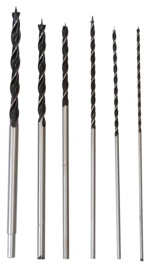 Sada vrtákov do dreva 4, 5, 6, 8, 10, 12 mm x 300 mm, 6-dielna, GEKO