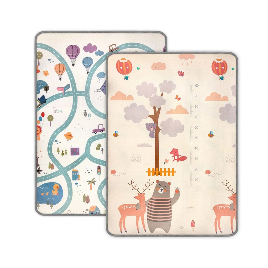 Obojstranná penová podložka Milly Mally Kinder Animals 178x120 cm