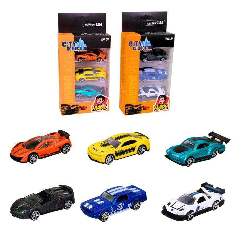 Sada Autá kovové