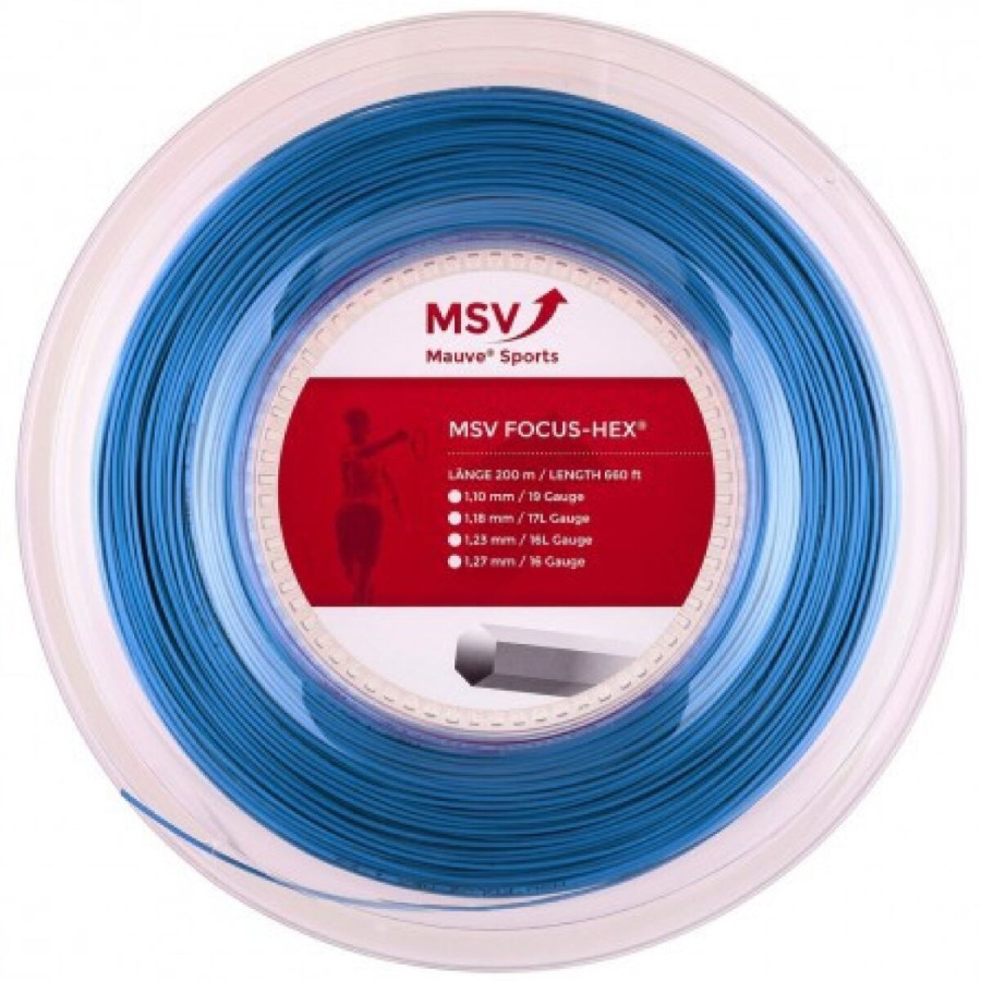 Focus HEX tenisový výplet 200 m modrá