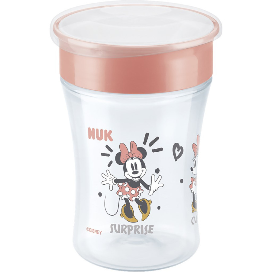 Detský hrnček Magic NUK Cup Minnie (8+ m.) 360 °