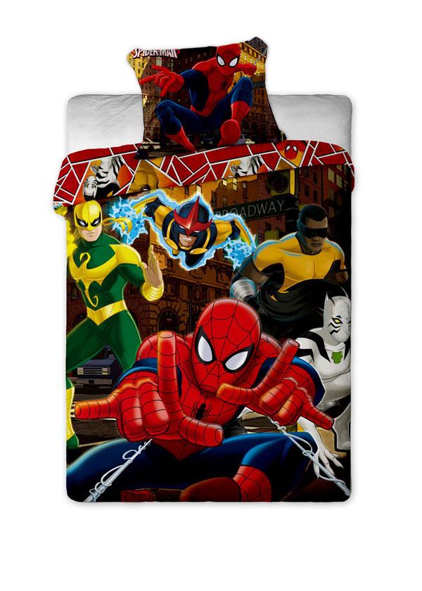 Obrázok Jerry Fabrics Detské obliečky Spiderman Hero, 140 x 200 cm, 70 x 90 cm