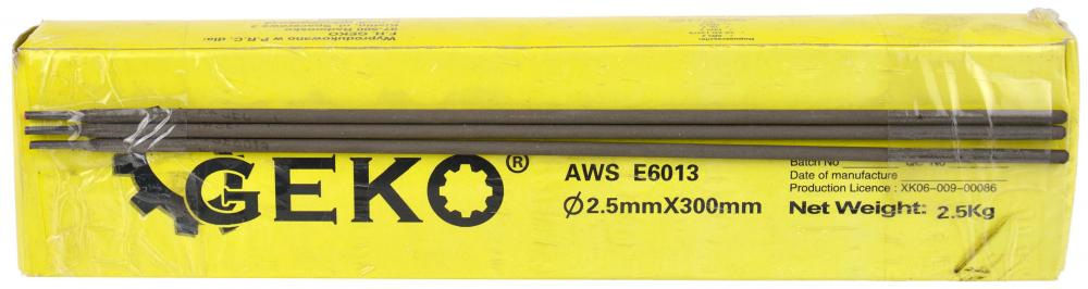 Elektróda rutilová 2,5 x 300 mm, 2,5 kg, GEKO