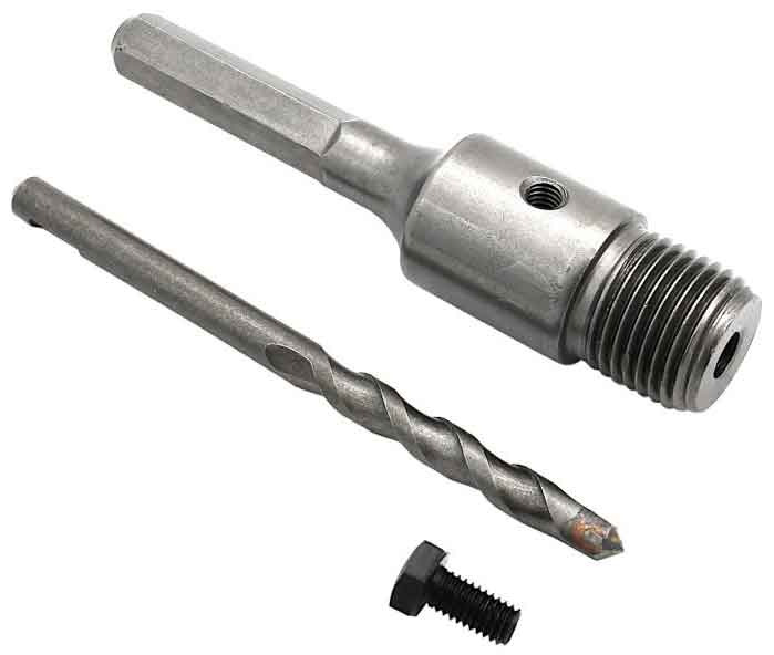 Adaptér na vídiovú korunku, dĺžka 110 mm, závit M22, upínanie 6 HRAN, XL-TOOLS