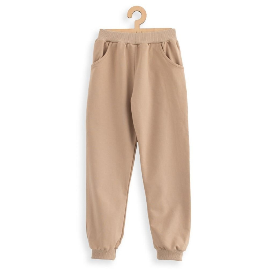 Detské tepláky New Baby Kindergarten hnedá 128/134