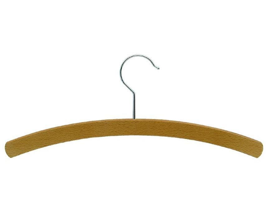 Vešiak, MINI, bukové drevo, 340x8mm, voskovaný, niklovaný hák